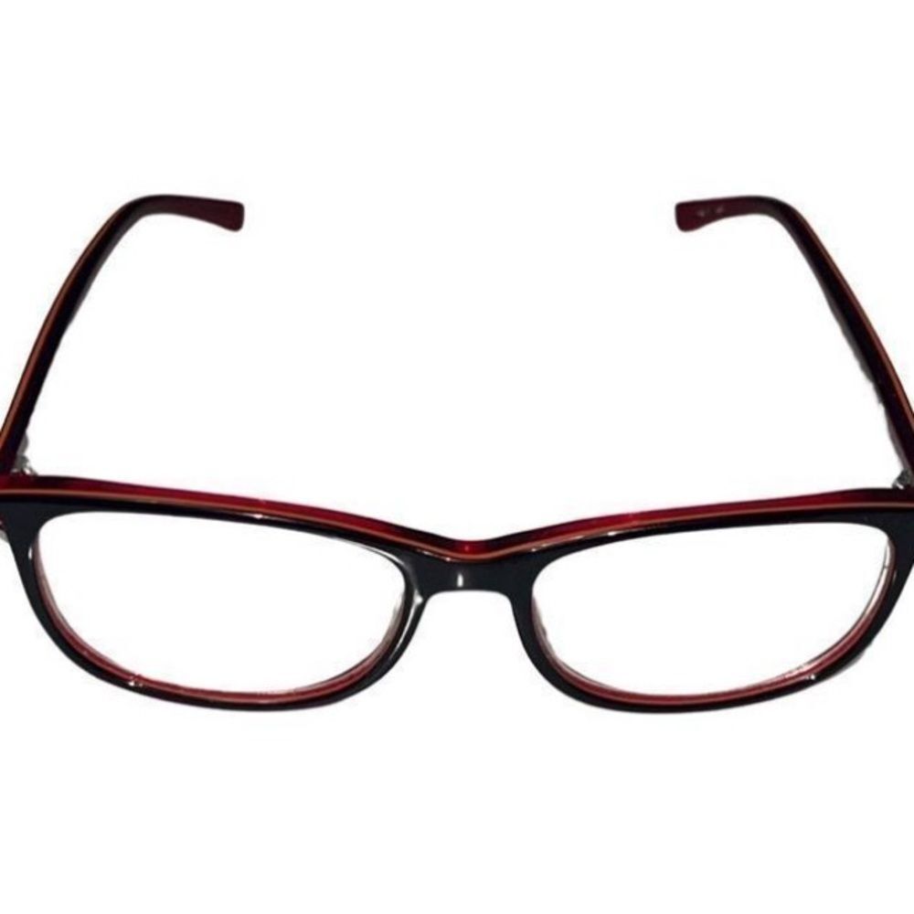 New Prodesign Denmark 17611  6032 Red & Black GLASSES 55-17-140mm Japan